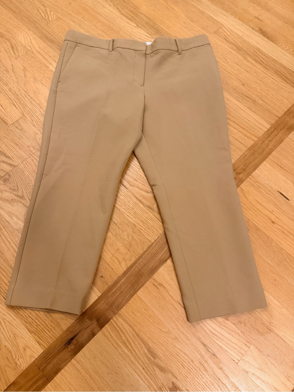 Ladies Size 16P "Ann Taylor" Khaki Straight-Leg Chinos GUC